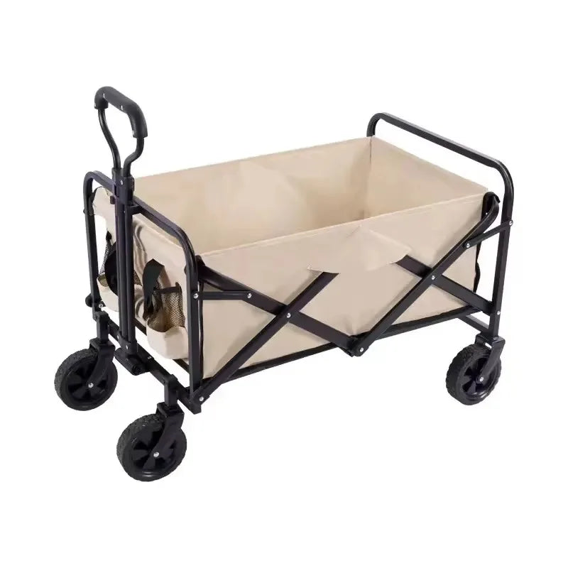 Camping cart, camping trailer, outdoor folding, oversized camping handcart, small cart, camping vehicle
