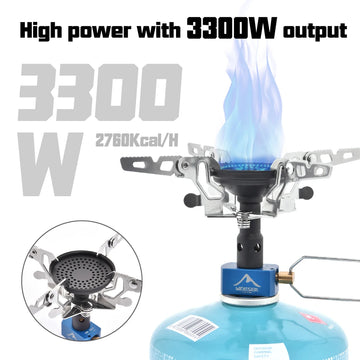 Outdoor Camping Gas Burner Outdoor Stove 3300W Camping Equipment Portable Tourist  Survival Bushcraft Kitchen