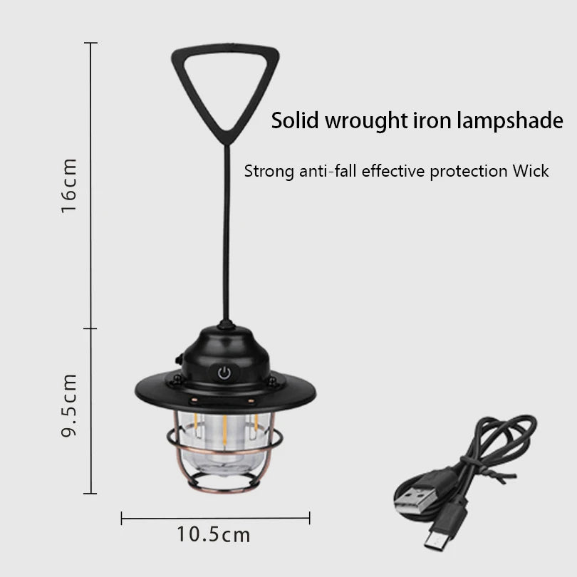 Outdoor Home Camping Light Retro Camping Light Camping Light Lighting Decorative Lights Multicolour